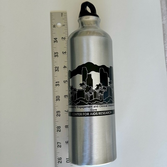 Brand New Drawstring Bag (Front Zipper) plus Brand New Metal Water Bottle - Picture 8 of 11